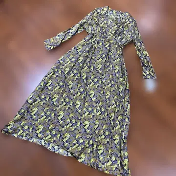 새상품 야마다야 Ample 꽃무늬 롱 원피스 32000엔 큐프라