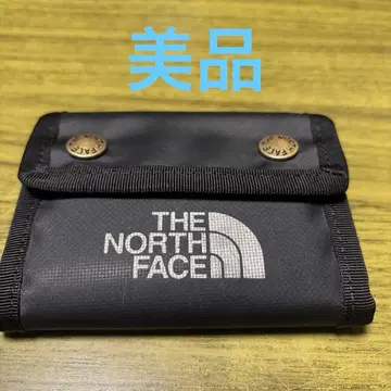 THE NORTH FACE 이단 접이식 지갑 블랙