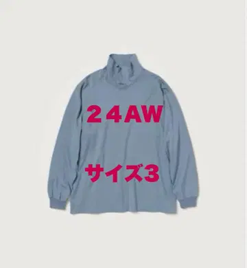 24AW AURALEE luster plating hi neck 3