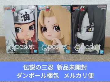 NARUTO Qposket 지라이야 츠나데 오로치마루 피규어 3체 세트