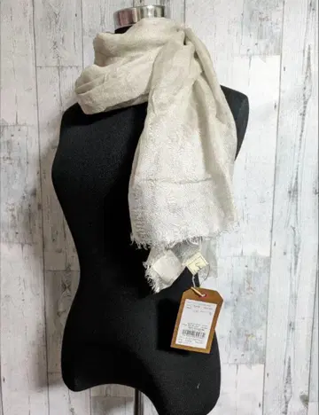 새상품 Ungrid 모달 실크 혼방 대형 머플러 스톨 숄