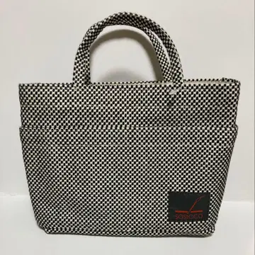 미사용 새상품 sasicco 토트백 미카와 목화 자수 직조 일본제 다수납