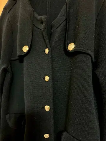 그린 라벨 릴랙싱 골드 버튼 니트 코트 40 유나이티드 애로우즈