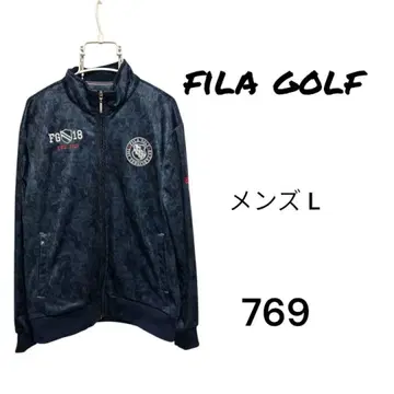 휠라 골프 골프웨어 아우터 블루종 플리스 L