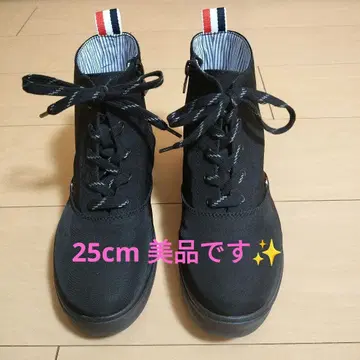 르꼬끄 스포르티프 하이컷 레인 신발 방수 스니커즈 블랙 25cm