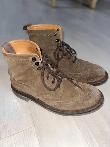 Church's 맥팔렌 II 풀 브로그 더비 부츠 스웨이드