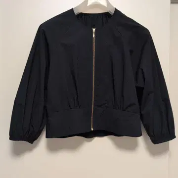 Adam et Rope' 7부 소매 아우터 네이비 고급 미니 기장