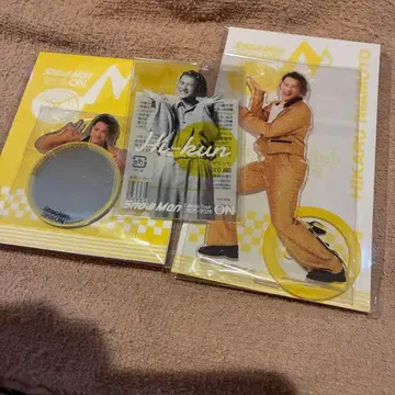 3세트 3 이와모토 테루 SnowMan ON 아크릴 스탠드 스티커