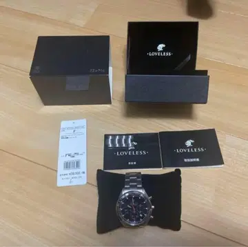 LOVELESS 초기 모델 크로노그래프 워치 시계 새상품급