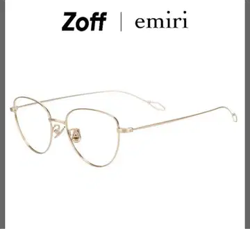 |Zoff emiri 폭스형 안경(골드(매트)) 헨미 에미리