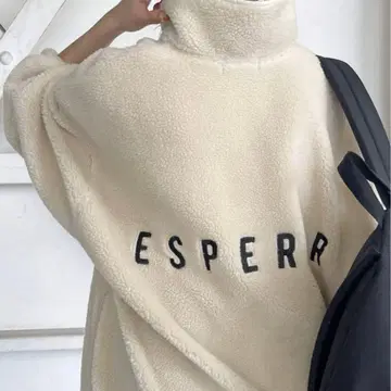 거의 미사용 스픽 앤 스팬 보아 하프 지퍼 풀오버