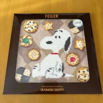 페이러 타월 손수건 스누피 메니 메니 쿠키