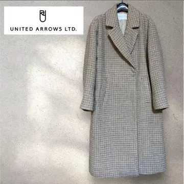 여성용 유나이티드 애로우즈 아우터 롱 코트 체스터 코트