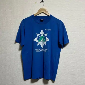 [ 구제 의류 ] SCREEN STARS 블루 T셔츠 남성용 여성용 반팔