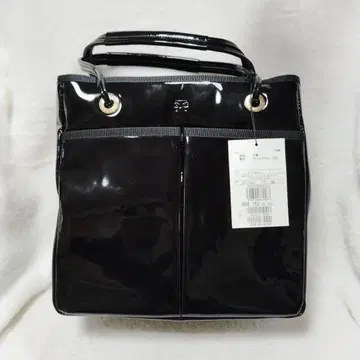 아냐 힌드마치 핸드백 블랙 에나멜 리본