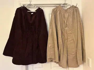 어반 리서치 코듀로이 롱 스커트