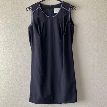 미사용 투모로우랜드 LEP LUSS 네이비 슬리브리스 원피스