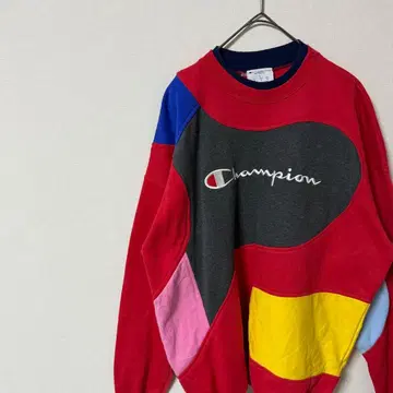 챔피온 챔피온 구제 맨투맨 트레이닝복 리메이크 자수