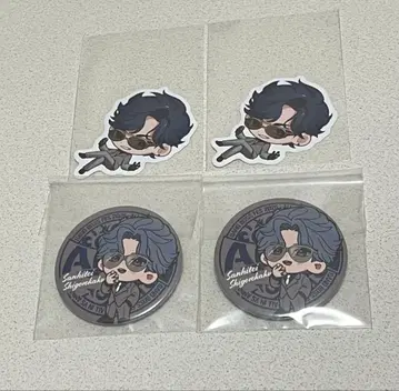 삼부정사오육확 캔뱃지 스티커