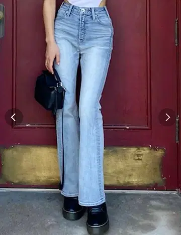 GYDA TINY H/W 플레어 데님 팬츠