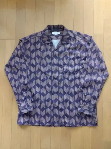 UNITED ARROW A DAY IN THE LIFE 올 패턴 셔츠