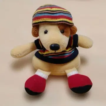 시나다나오즈 스태프 강아지 봉제 인형 마스코트 헤이세이 레트로 레어