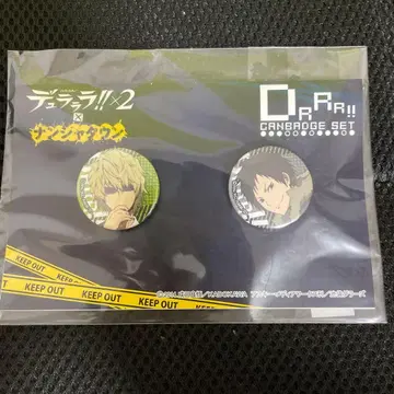 듀라라라 x 2 오리하라 이자야 헤이와지마 시즈오 캔뱃지 세트 난자타운