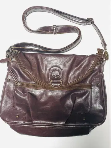 [ 인기 ] 고급 빈티지풍 숄더백 다크 브라운 숄더백