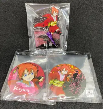 은혼 요시와라 염상편 카구라 아크릴 스탠드 캔뱃지 세트