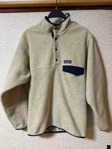 patagonia 플리스 자켓 스냅t 아이보리