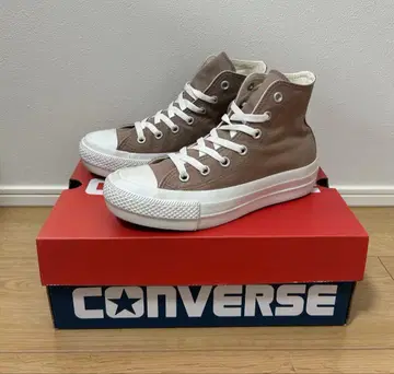 CONVERSE 브라운 하이컷 스니커즈