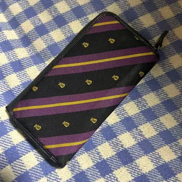 랄프 로렌 RUGBY 스트라이프 패턴 나일론 장지갑