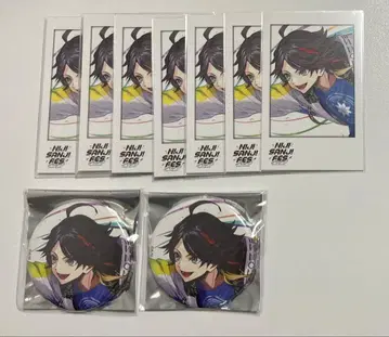 사에구사 아키나 니지산지 니지 페스티벌 캔뱃지 폴라로이드