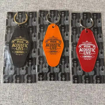 야마시타 타츠로 어쿠스틱 라이브 키링 3개 세트