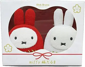 미피 복 달마 홍백 세트 봉제 인형