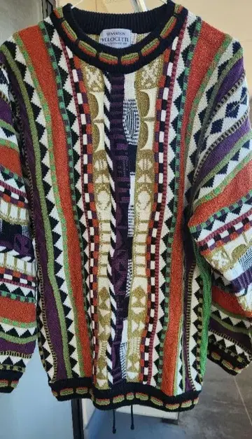 SENSATION VELOCETTE 남성용 스웨터 니트 M 사이즈