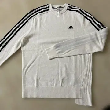 adidas 화이트 스웨터 여성용