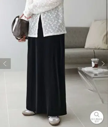 [ DISCOAT ] 벨로아 내로우 스커트