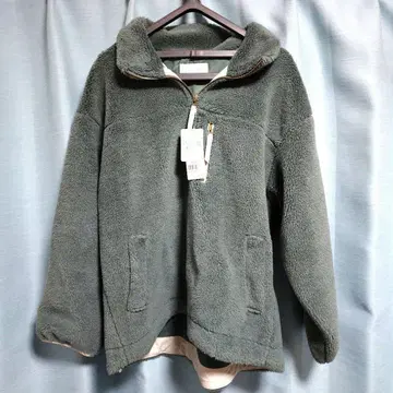 GLOBAL WORK 보아 스탠드 블루종 L 사이즈