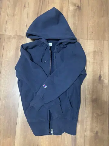 Champion Reverse Weave 후드티 네이비 S