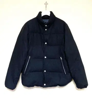 URBAN RESEARCH 울 혼방 다운 자켓 L 네이비