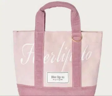 Herlipto HLT 미니 토트 토트백 rose 핑크