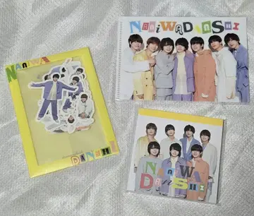 나니와단시 플렉 시일 메모장 미니 클리어 파일 3종 세트