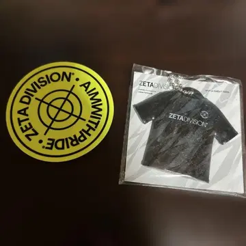 ZETA DIVISION 블랙 유니폼형 키링 & 스티커