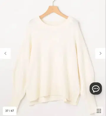 쿠미쿄쿠 코튼 캐시미어 MIX 크루넥 니트