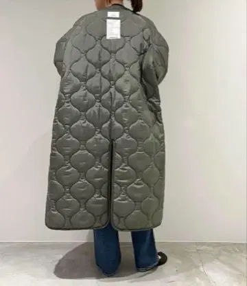 HYKE(하이크) 퀼팅 라이너 코트 Olive Drab 사이즈 1