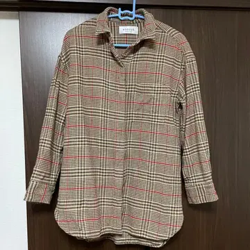 ACCUSE 체크 무늬 긴팔 셔츠