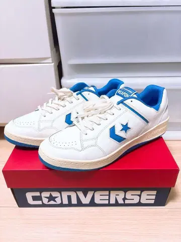 [ 23일까지 판매 ] 컨버스 웨폰 OX 'White/Sax'