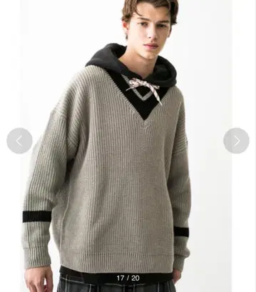 monkey time UNITED ARROWS 니트 스웨터 V넥