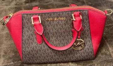 당일 발송 MICHAEL KORS 브라운/레드 핸드백